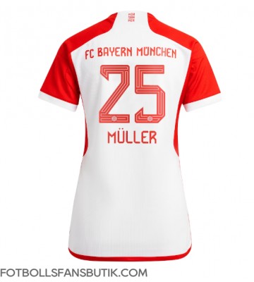 Bayern Munich Thomas Muller #25 Replika Hemmatröja Damer 2023-24 Kortärmad